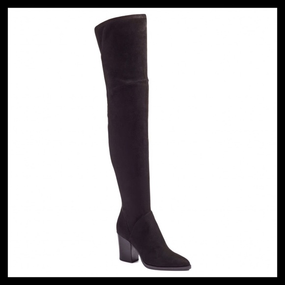 Marc Fisher Arrine Suede Over the Knee Boots - Picture 5 of 9